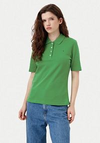 Koszulka polo Tommy Hilfiger zielona damska 