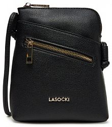Torebka listonoszka Lasocki czarna 