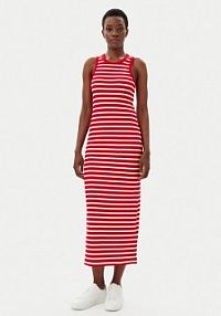 Sukienka letnia Tommy Hilfiger czerwona 