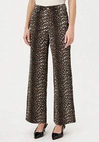 Spodnie eleganckie ONLY brązowe damskie Palazzo Madison 15340798  Regular Fit