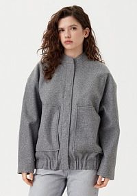 Kurtka przejściowa ONLY szara damska Nancy 15336622  Regular Fit