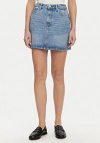 Spódnica jeansowa Tommy Hilfiger niebieska 