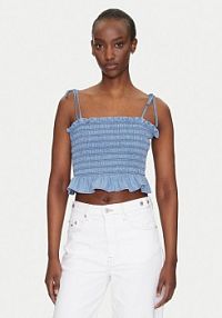 Top Tommy Jeans niebieski damski 