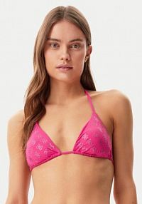 Strój kąpielowy Guess różowy Góra od bikini