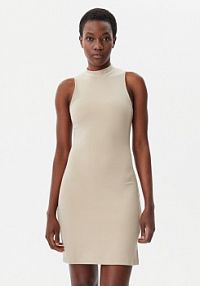 Sukienka codzienna Calvin Klein Jeans beżowa 