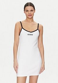 Sukienka codzienna Guess biała 