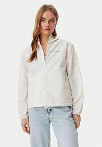 Kurtka przejściowa Guess Jeans granatowa damska Płaszcz przejściowy