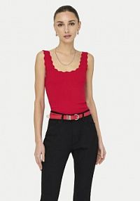 Top JDY czerwony damski 