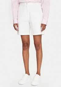 Szorty Gant białe damskie Materiałowe