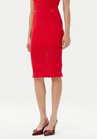 Spódnica ołówkowa Gaudi czerwona 511FD73005  Slim Fit