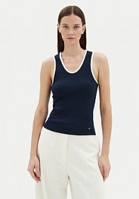 Top Tommy Hilfiger granatowy damski 