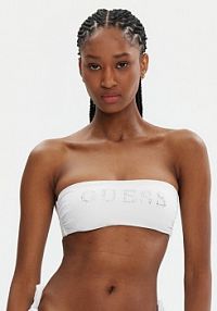 Strój kąpielowy Guess biały Góra od bikini