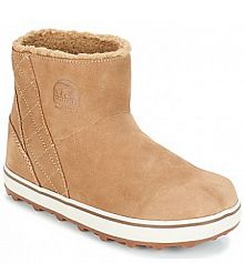 Kozaki Sorel  brązowe damskie Śniegowce  GLACY SHORT