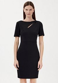 Sukienka koktajlowa Calvin Klein czarna 