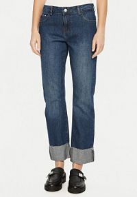 Jeansy Noisy May granatowe damskie 