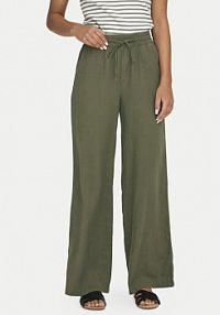 Spodnie eleganckie JDY zielone damskie Materiałowe