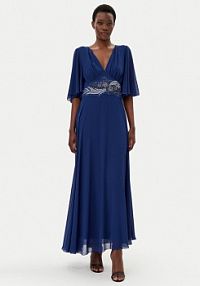 Sukienka wieczorowa Rinascimento granatowa 