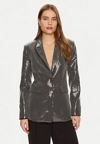 Żakiet Guess srebrny Marynarka