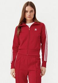 Bluza rozpinana adidas czerwona damska 