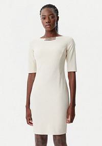 Sukienka koktajlowa Rinascimento beżowa 