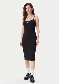 Sukienka letnia Tommy Jeans czarna 