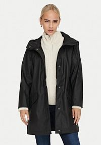 Kurtka przeciwdeszczowa ONLY czarna Elisa 15261734  Regular Fit