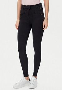 Spodnie eleganckie U.S. Polo Assn. czarne damskie Materiałowe