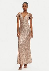 Sukienka wieczorowa Rinascimento złota 