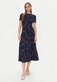 Sukienka codzienna Tommy Hilfiger granatowa 