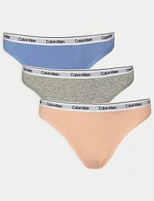 Stringi Calvin Klein Underwear wielokolorowe Komplet 3 par stringów