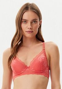 Biustonosz Selmark różowy Z fiszbiną