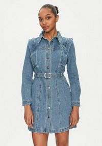 Sukienka jeansowa Morgan szara 