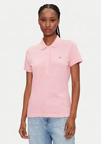 Koszulka polo Gant różowa damska 