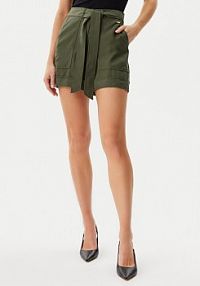 Szorty Guess zielone damskie Materiałowe