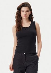 Top Tommy Jeans czarny damski 