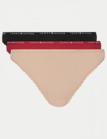 Figi Tommy Hilfiger wielokolorowe Komplet 3 par fig klasycznych