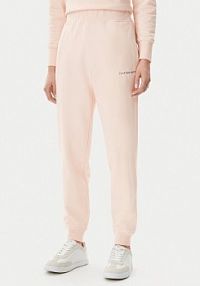 Spodnie dresowe Calvin Klein Jeans różowe damskie 