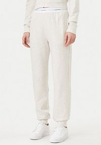 Spodnie dresowe Calvin Klein Underwear beżowe damskie 