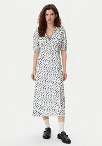 Sukienka letnia Tommy Jeans biała 