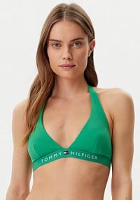 Strój kąpielowy Tommy Hilfiger zielony Góra od bikini
