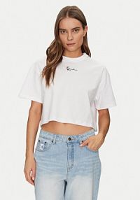 T-shirt Karl Kani biały damski 