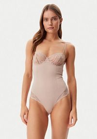 Body Calvin Klein Underwear beżowe 