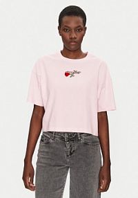 T-shirt Converse różowy damski 