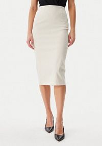 Spódnica ołówkowa Guess beżowa W5GD93 WGMR2  Slim Fit