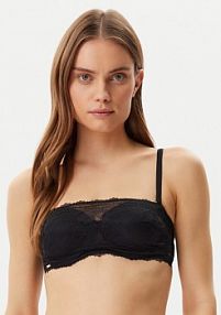 Biustonosz Selmark czarny Z fiszbiną