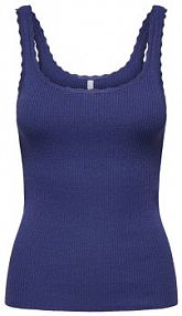 Top ONLY niebieski damski Gemma 15314659  Regular Fit