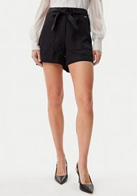 Szorty Guess czarne damskie Materiałowe