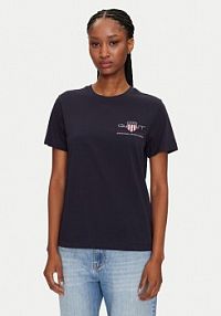 T-shirt Gant granatowy damski 