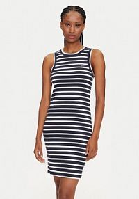 Sukienka dzianinowa Gant granatowa 