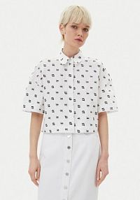 Koszula KARL LAGERFELD biała damska 